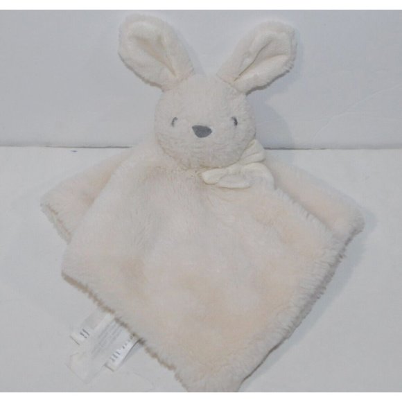 Little miracles White Bunny rabbit Security Blanket Baby Infant lovey nunu Plush - Picture 4 of 6